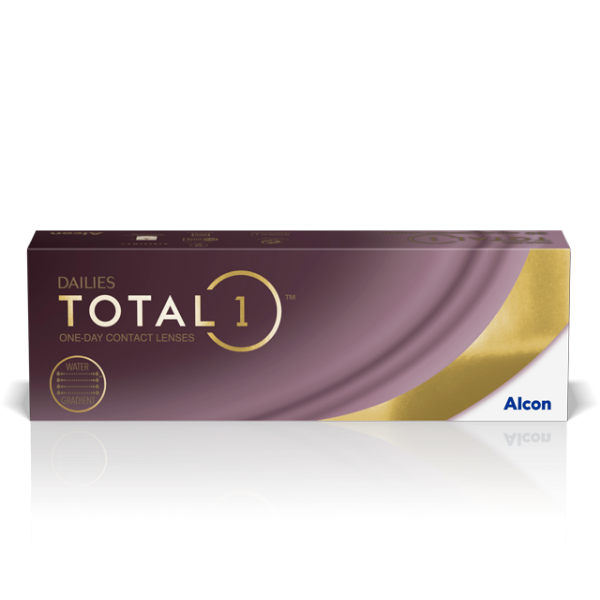 Dailies Total1 Contact Lenses Product Box