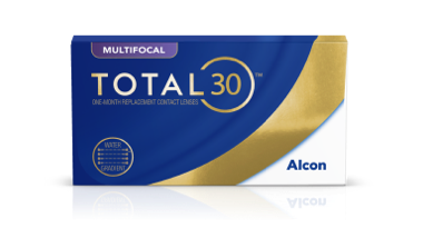 Produktverpackung Total30 multifocal Monatslinsen von Alcon