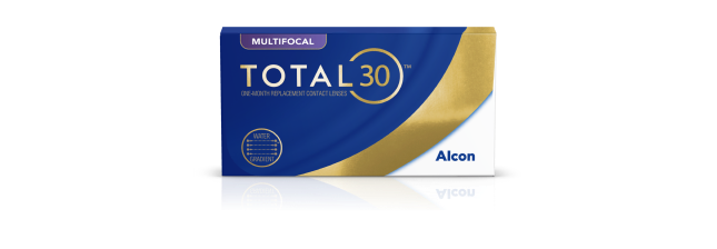 Total30 Multifocal měsíční torické kontaktní čočky produktová krabička