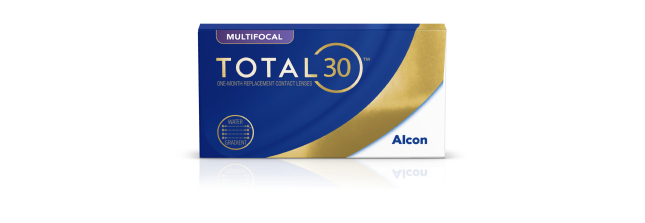Produktverpackung Total30 Multifocal Monatslinsen von Alcon