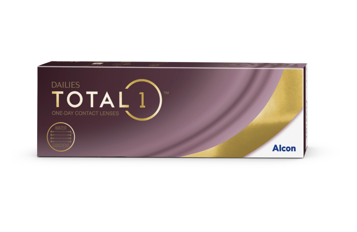 Caja de de lentes de contacto diarias desechables Dailies Total1 de Alcon