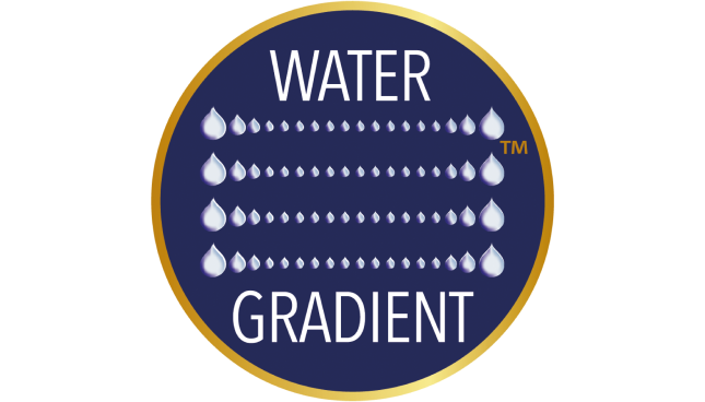Logotipo de tecnología de gradiente acuoso