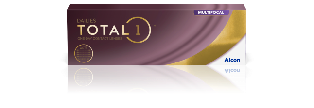 Alcon Dalies Total1 napi Multifocal kontaktlencse termékdoboz