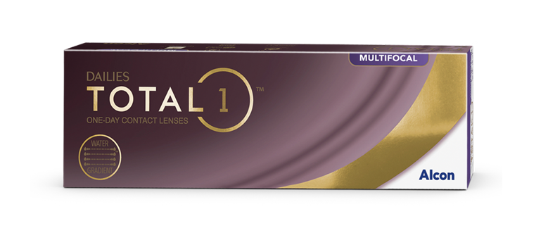Alcon Dailies Total1 Multifocal napi eldobható kontaktlencse termékdoboz 