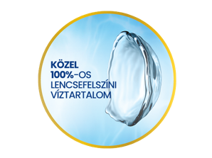 közel 100%-os lencsfelszíni viztartalmú kontaktlencsék