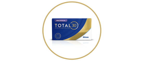 Alcon Total30 Multifocal havi többször használatos kontaktlencse termékdoboz
