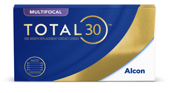 Alcon Total30 Multifocal havi cseréjű kontaktlencse termékdoboz