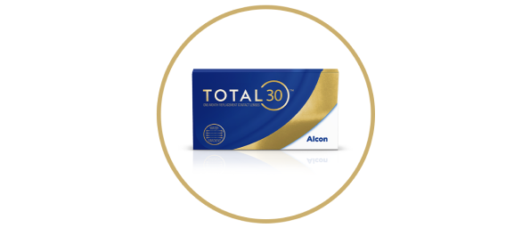 Alcon Total30 havi többször használatos kontaktlencse termékdoboz