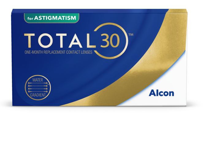 Confezione di lenti a contatto mensili Total30 for Astigmatism