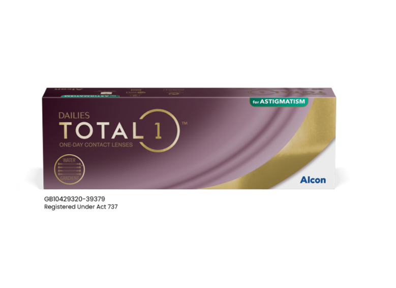 Dailies Total1 for Astigmatism Product Box