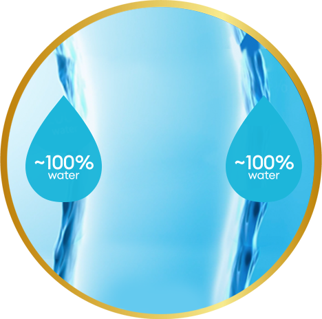 Water Cushion Closeup Graphic