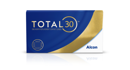 Embalagem de lentes de contacto mensais Total30 da Alcon