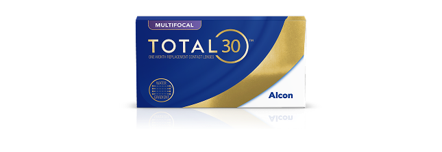 Pakiranje multifokalnih mesečnih kontaktnih leč Total30 Multifocal