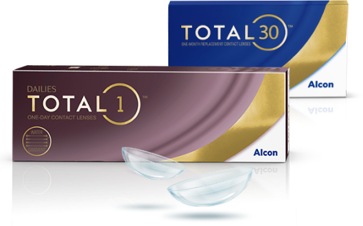 Dailies Total1 & Total30 Contact Lenses from Alcon Boxes