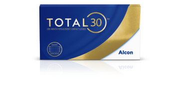 Total30 One-Month Replacement Contact Lenses product box by Alcon