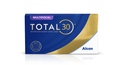 Total30 Mutlfocal One-Month Replacement Contact Lenses product box by Alcon