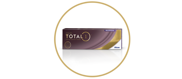 Boîte de lentilles de contact journalières Dailies Total1 Multifocal d'Alcon