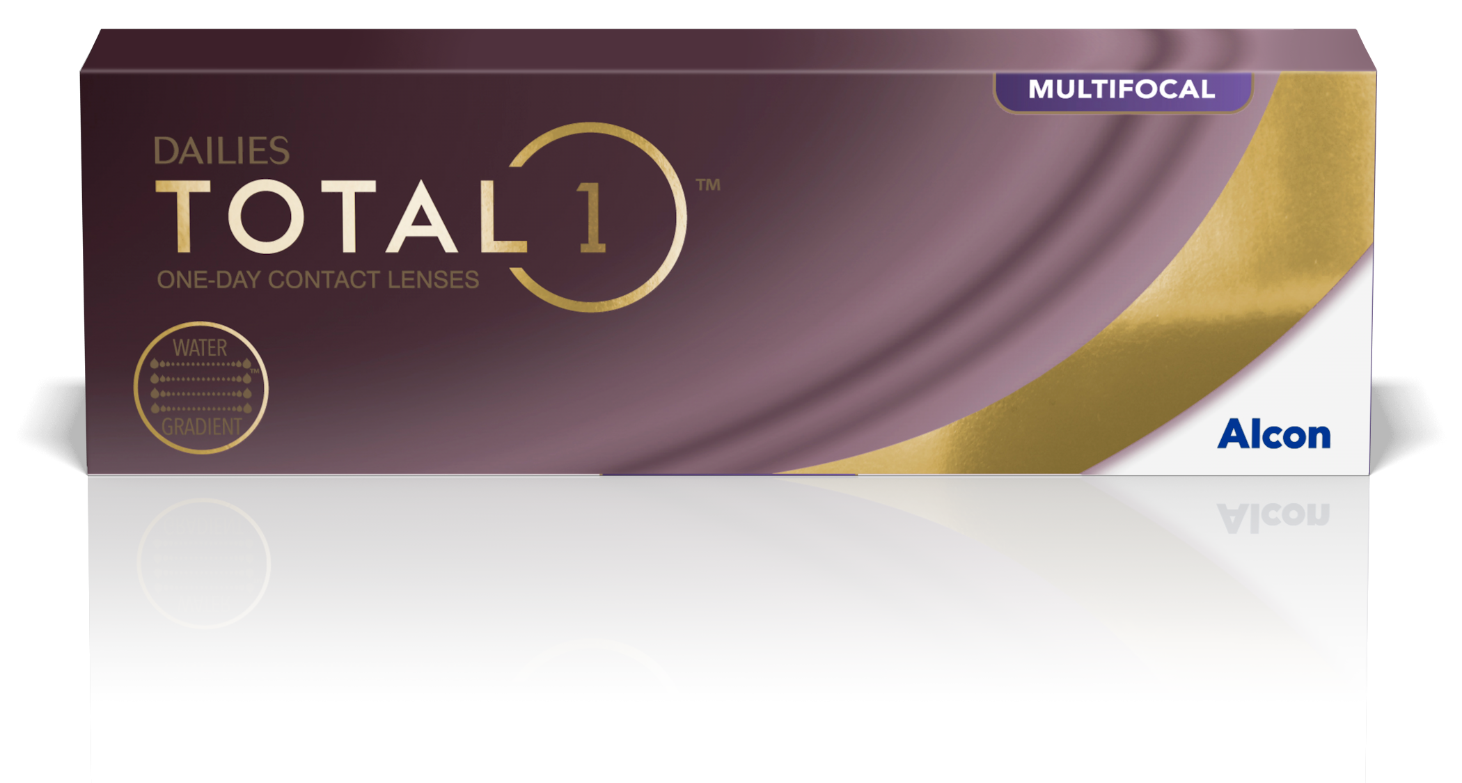 Dailies Total1 Multifocal daily disposable contact lens product box