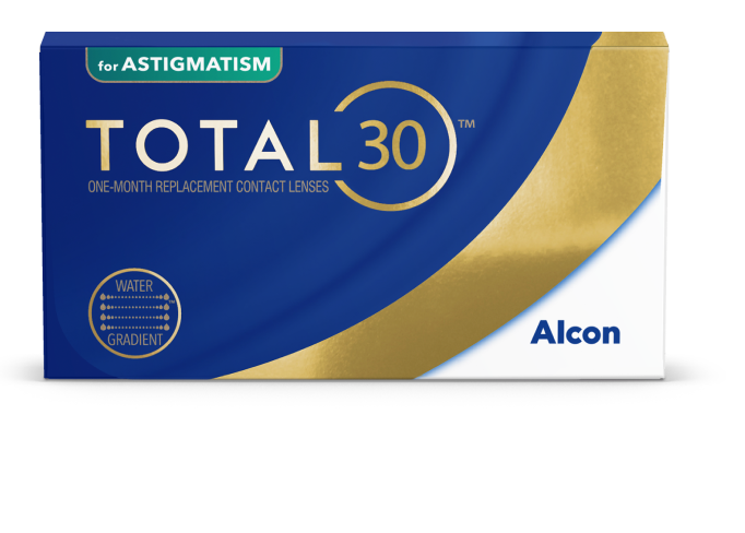 Confezione di lenti a contatto mensili Total30 for Astigmatism