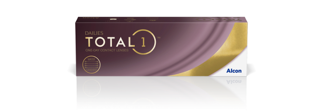 Boîte de lentilles de contact journalières Dailies Total1