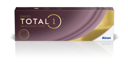 Caja de producto de lentes de contacto de día Dailies Total1