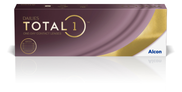 Dailies Total1 One-Day Contact Lenses product box by Alcon