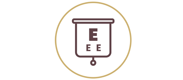 Icono de una tabla de visión