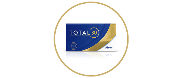 Boîte de lentilles de contact mensuelles Total30 d'Alcon