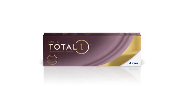 Embalagem de lentes de contacto diárias Dailies Total1