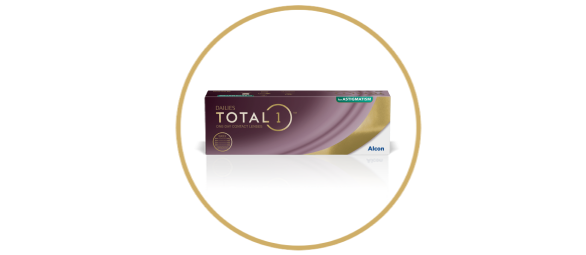 Boîte de lentilles de contact journalières Dailies Total1 for Astigmatism d'Alcon