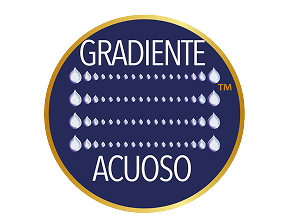 Logotipo de tecnología de gradiente acuoso