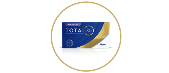 Total30 Multifocal mesačné jednorazové šošovky od Alconu, krabička